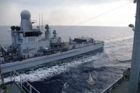 Ravitaillement à la mer avec le Jean Bart