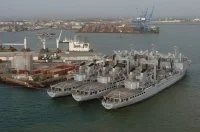 Photo de famille : 3 BCR à Djibouti