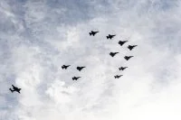 Entrainement entre F16 grecs et Rafale marine