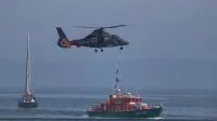 Démonstration d'un treuillage avec la SNSM de Camaret-sur-mer