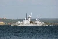 La corvette suédoise HMS Stockholm