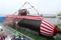 Lancement du sous-marin japonais Chogei