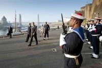 Le ministre de la Défense et des Anciens Combattants en déplacement à Brest