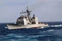 Le croiseur américain USS Antietam