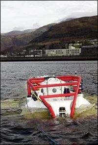Le sous-marin de sauvetage se trouvait dans le Loch Linnhe au large de Fort William