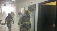 Exercice franco-émirien de lutte incendie sur la base navale d’Abu Dhabi