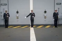 Le capitaine de frégate Ismael Hifdi, nouveau commandant de la Marne