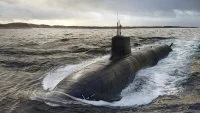 Un sous-marin nucléaire d'attaque de la classe AUKUS (vue d'artiste)