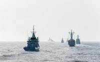 Le patrouilleur L'Adroit participe à l’entraînement Mare Aperto