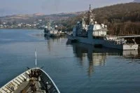La frégate canadienne Fredericton arrive en Ecosse