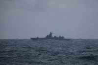 La frégate russe Amiral Gorchkov en mer du Nord