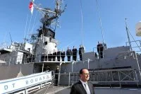Le président de la République rencontre l’équipage du 