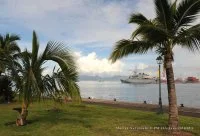 La frégate Prairial arrive à Papeete