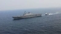 Un porte-hélicoptère sud-coréen de la classe Dokdo