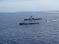 L'Aconit et la frégate marocaine Sultan Moulay Ismaïl