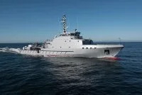 Le patrouilleur hauturier GDFS Shahoud de la force de défense du Guyana