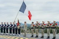Cérémonie de jumelage entre le 2ème Régiment étranger d’infanterie et le BPC Tonnerre
