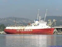 L'Ital Roro One dans le port de Brégaillon à La Seyne sur Mer