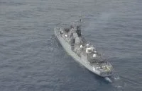 L'aviso Lieutenant de vaisseau Lavallée dans le golfe de Guinée