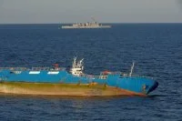 Le groupe-école vole au secours d’un cargo naufragé