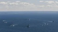 Le groupe SNMCMG1 de guerre des mines de l'OTAN