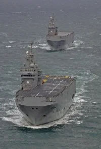 Les BPC Mistral et Tonnerre aux bassins Vauban