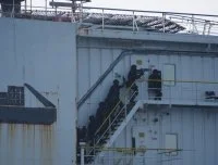Exercice de contre piraterie maritime au large du Togo