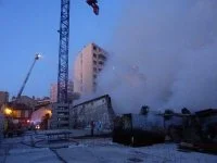 Feu d'entrepôt à la Belle de Mai