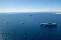 Le Mistral et le Guépratte s'entraînent avec la marine égyptienne