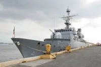 La frégate Vendémiaire en escale à Manille