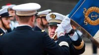 Remise du drapeau