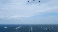 Les participants à l'exercice Formidable Shield