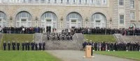 CIN Brest : présentation aux drapeaux