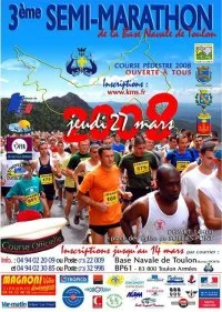 3Ã¨ semi-marathon de la base navale de Toulon