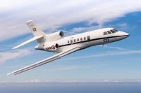 Un avion de surveillance maritime Falcon 50