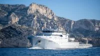 Le BSAM Loire devant les calanques de Marseille
