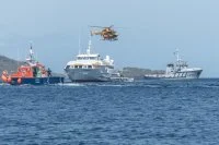 Le Maïto participe à un exercice de sauvetage maritime