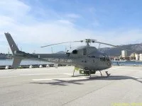 L'hélicoptère de l'armée de l'air