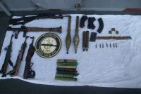 Les armes saisies par le Gediz