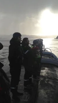 Le SNA Casabianca est arrivé en Norvège au son inhabituel de la cornemuse