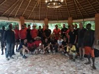25 volontaires du Commandant Bouan rénovent le centre éducatif La ferme de Damien