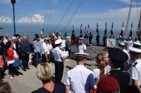 Remise de brevet à un stagiaire de la PMM  et du Chablais