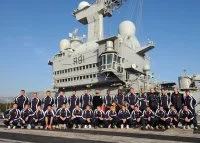 Le Rugby Club de la marine nationale sur le Charles de Gaulle