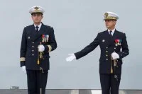 Le capitaine de vaisseau Xavier Breitel, nouveau commandant de la frégate Auvergne