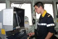 Consultation du radar de navigation