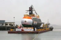 Lancement à Mumbai du 6è et dernier sous-marin indien de type Scorpène, le INS Vagsheer