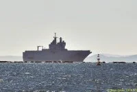 Le Tonnerre rentre à Toulon après une mission Corymbe