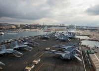 Le porte-avions américain George H.W. Bush arrive à Marseille