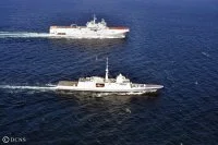 Rencontre Aquitaine / Dixmude à la mer