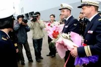 Accueil par les autorités Chinoises